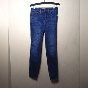 Madewell 10" High Rise Skinny JEANS Stretch Denim